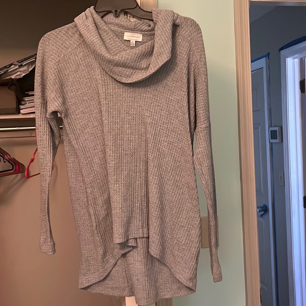 Gray Lucky Brand sweater